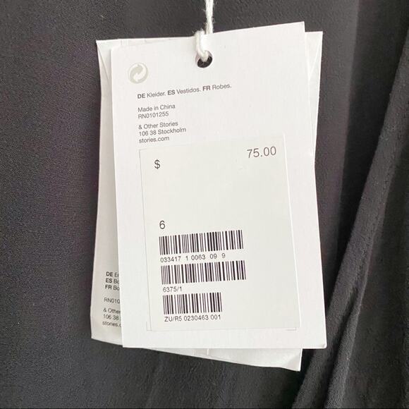 & Other Stories Sleeveless Wrap Dress Size 6 - Picture 5 of 9